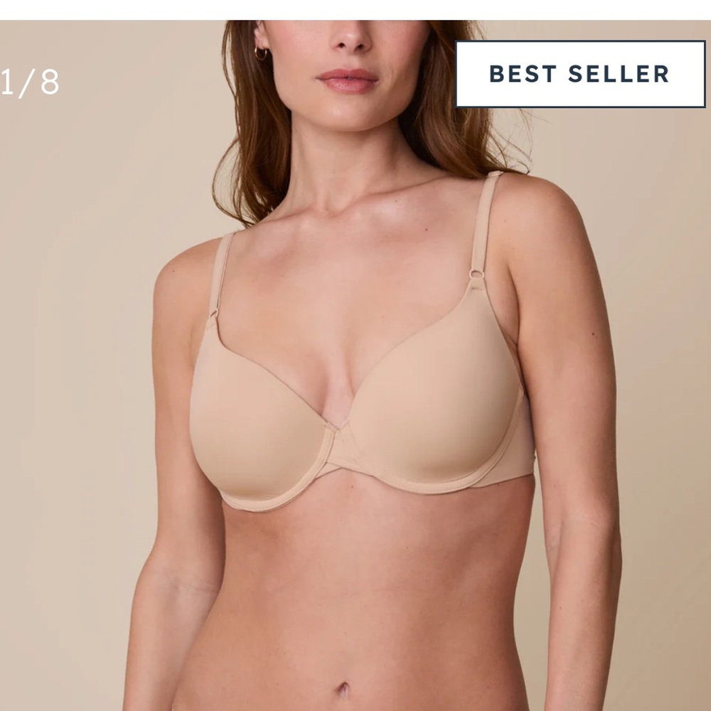 Harper Wilde Base T-Shirt Bra Beige Tan Seamless T-Shirt Bra with Molded Cups